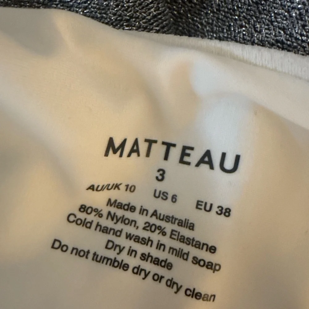 Jenni Kayne x Matteau Scoop Maillot One Piece Swimsuit White Size 3 / US 6